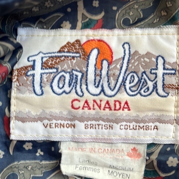 Woman’s Vintage Far West Spring Jacket Pink Medium - Picture 7 of 9